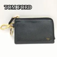 ■新品17万!TOM FORDトムフォード／ストラップ付コインケース　ブラック黒 TOM FORD トムフォード コインケース カードケース Y0238
