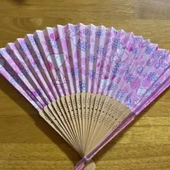 ユニバーサルスタジオジャパン　開園当初のスヌーピイ扇子　貴重！