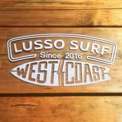 正規品⭐︎LUSSO SURF ルッソサーフステッカー ホワイト