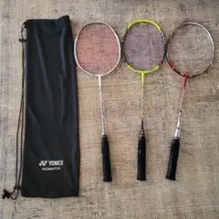 YONEX VOLTRIC 30 他バドミントンラケット ラケット収納袋セット