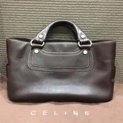 美品 CELINE セリーヌ ブギーバッグ ダークブラウン レザー