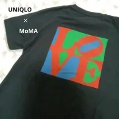 UNIQLO × MoMA LOVE Tシャツ 黒　Lサイズ