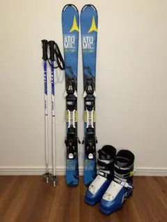 ATOMIC スキーセット 110cm ブルー