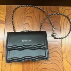 DUO NING & BAG ブラックショルダーバッグ