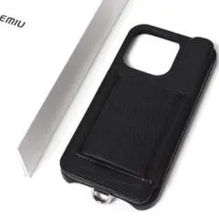 新品 DEMIU デミュウ POCHE iPhone 14 Pro レザーケース