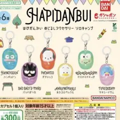 はぴだんぷい 目印チャーム ソロキャンプ はんぎょどん