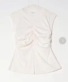Ray BEAMS ルーシュデザイン ノースリーブ