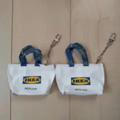 IKEA クノーリグ ホワイト ミニバッグ 2個セット