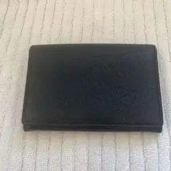 ブラックレザー名刺入れ