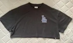 しまむら　クロップド丈　Tシャツ　トップス