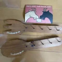 木製スプーンとフォークセット