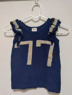 DENIM DUNGAREE ネイビー Tシャツ 77 100