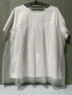 ★ふんわりチュール ★Tシャツ Lサイズ
