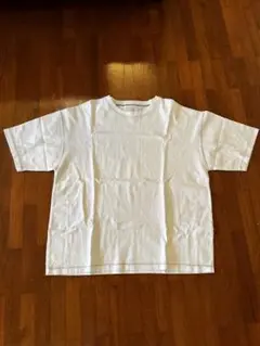 B:MING ホワイト クルーネック Tシャツ L