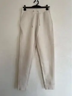 ユニクロ　+J ドライスウェットパンツ　ナチュラル　S アイボリー　レディース