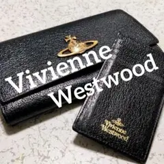 y26. Vivienne Westwood レディース牛革長財布黒