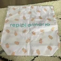 repipi armario エコバッグ ホワイト