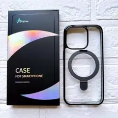 Alphex iPhone 15 Pro 用 ケース チタニウム ブラック
