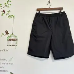 ジーユー/コットンイージーショーツ ハーフパンツブラック L