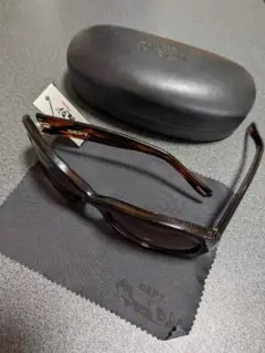 DEPT ブラウン サングラス ケース付き