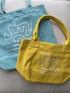 ハワイ　♡Sunny Days♡ 　トートバッグ　大小2点セット　ステッカー付き