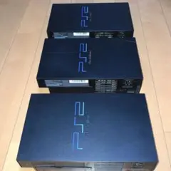 【難あり+ジャンク】 PS2本体のみ 3台セット 50000番2台 30000番