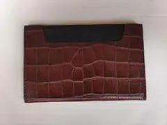 BONNE COMPAGNIE　ボンヌコンパニー　クロコ型押し カードケース