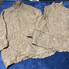 イッセイミヤケ ペルマネンテ ジャケットとロングジレです。