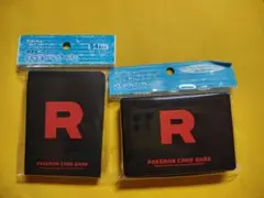 ポケカ ロケット団フリップデッキシールドプロ　ダメカンケース　2点