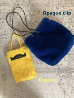 Drawer ✨ドゥロワー ノベルティバッグu0026 Opaque.clip バッグ