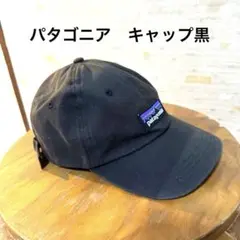patagonia 黒 キャップ