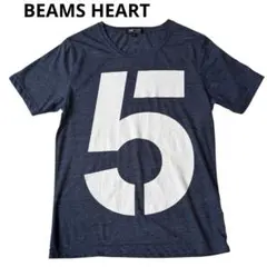 BEAMS HEART ビームスハート　半袖Tシャツ 紺 S ユニセックス