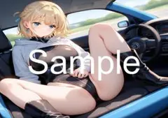 A4サイズアートポスター 1点もの 美女ポスター最高品質 E-G-４６