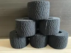 ソフト伸縮テープ　黒　６個
