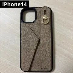 iPhone14ケース カードポケット　スタンド機能付き　携帯カバー