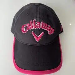 Callaway 黒ピンク キャップ