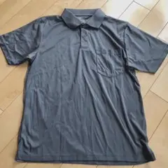 グレー ポロシャツ Lサイズ ポケット付き
