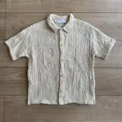 【美品】テクスチャーシャツ ZARA kids