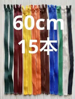 60cm ファスナー　15本