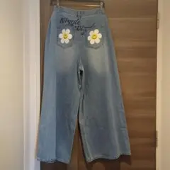 【未使用品】ニコアンド　wiggle wiggle デニムパンツ　Ｌサイズ