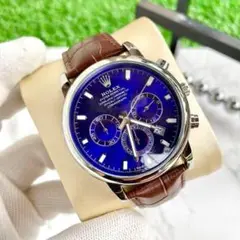 ROLEX クロノグラフ 時計 青