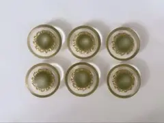l477 緑のボタン 6個セット