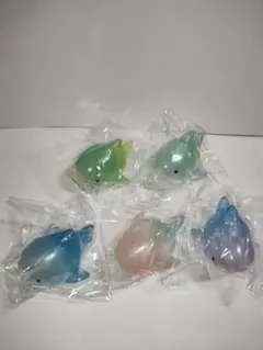 もちっこサメさん くりあーず ソフビ クールスカイ 5種 コンプリート