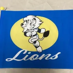 西武ライオンズ75周年フラッグ　黄色