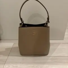 COACH ベージュ ハンドバッグ