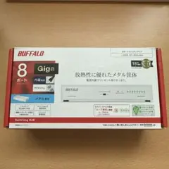 【未使用品】BUFFALO LSW6-GT-8NS/WH スイッチングハブ