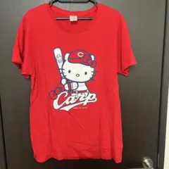 広島東洋カープ　Tシャツ　ハローキティ