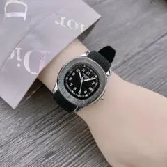 箱付き 新品 海外限定 SHIRLEY BEE 高級感 メンズ腕時計 ブラック
