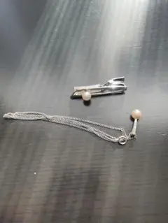 ミキモト タイピン ネックレストップ パール