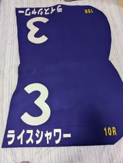 ライスシャワー ゼッケン